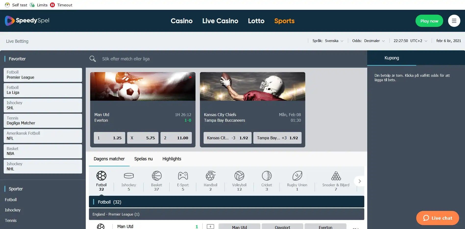 Speedy Casino Betting