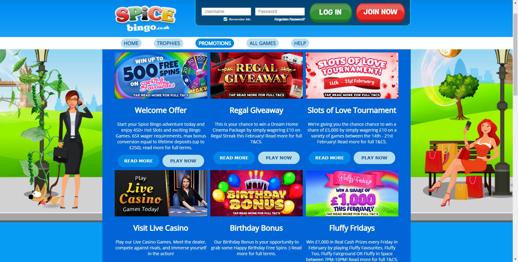 Spice Bingo Casino No Deposit Bonus