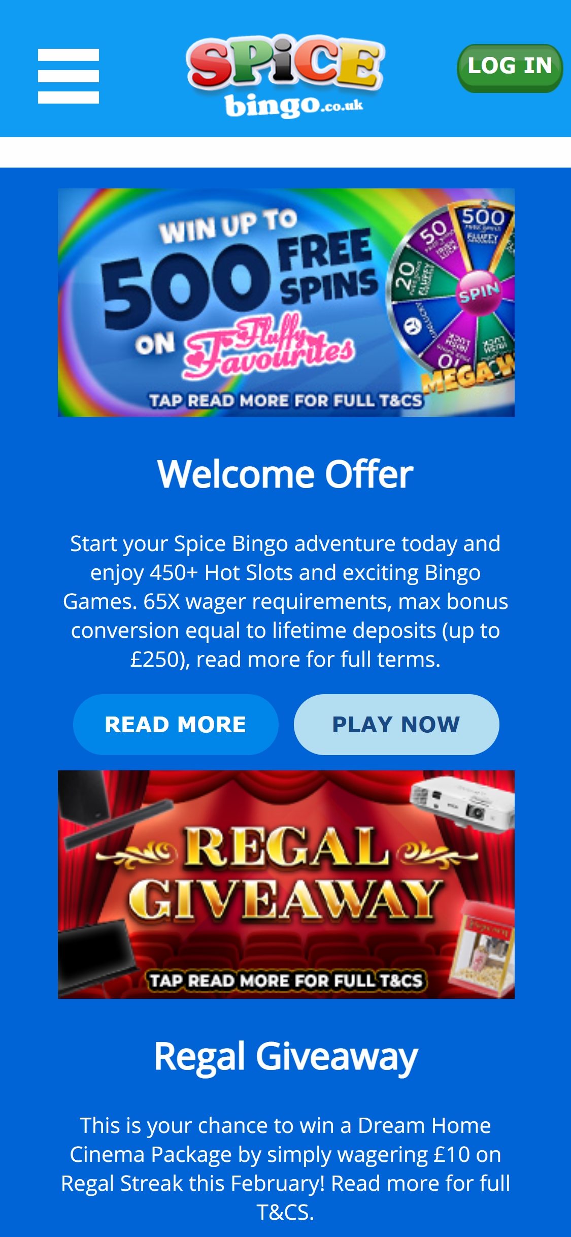 Spice Bingo Casino Mobile No Deposit Bonus Review