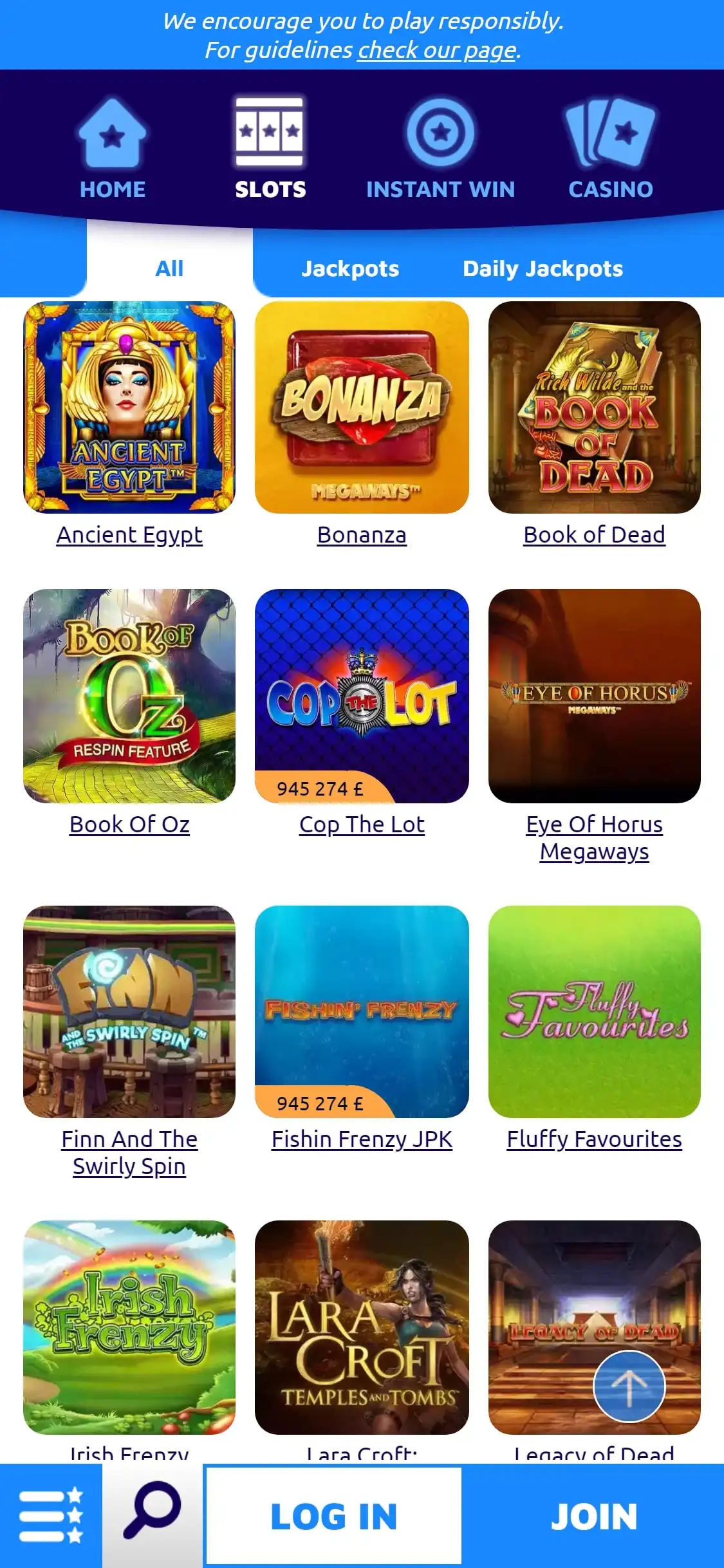 Spingenie Casino Games