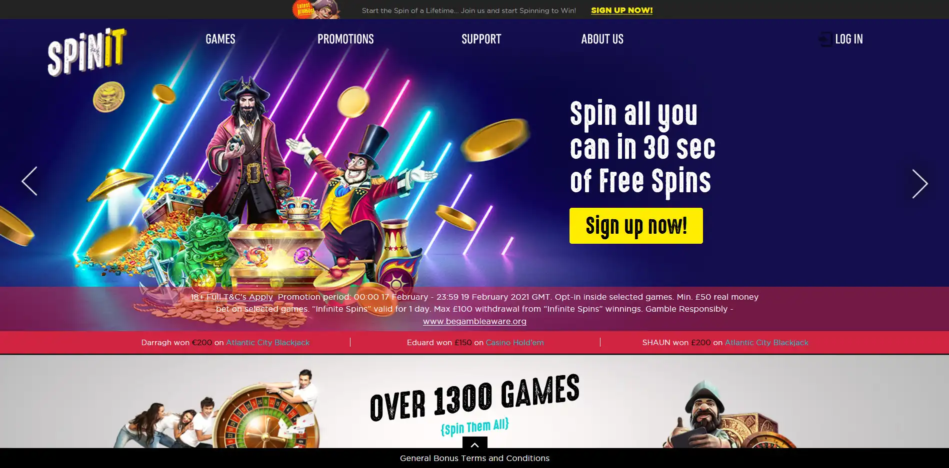 SpinIt Casino Review