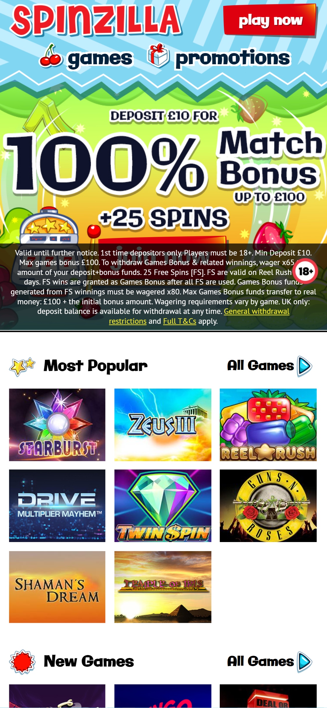 Spinzilla Casino Mobile Review
