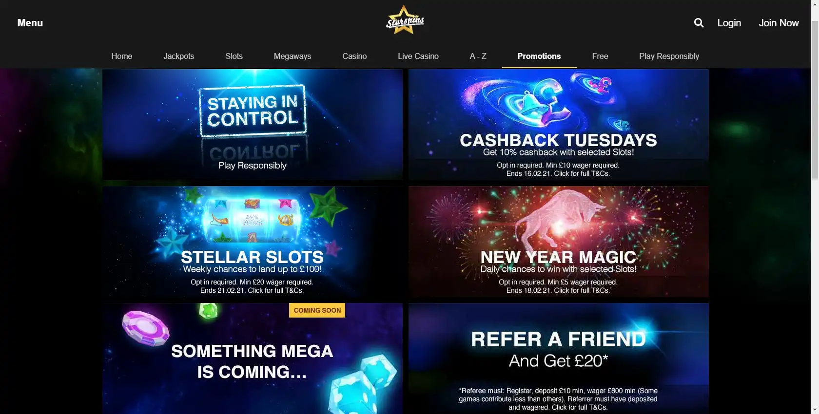 Starspins Casino No Deposit Bonus