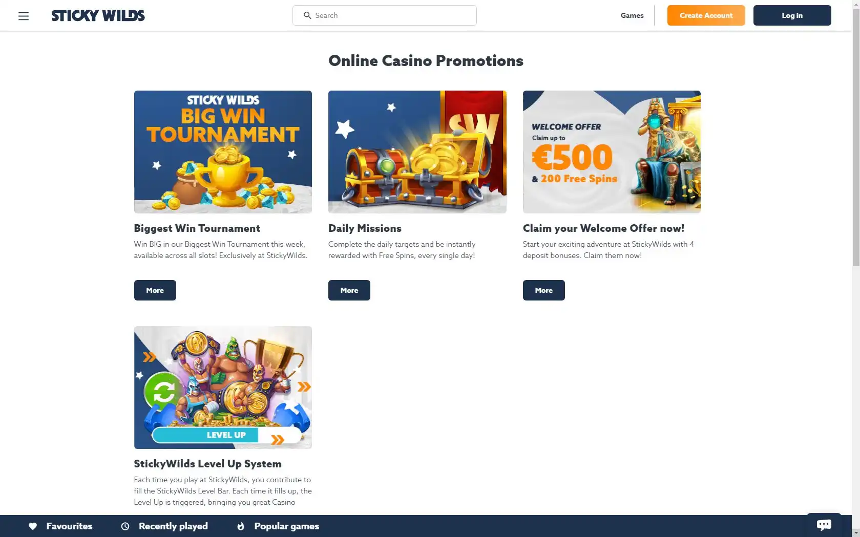 Sticky Wilds Casino No Deposit Bonus