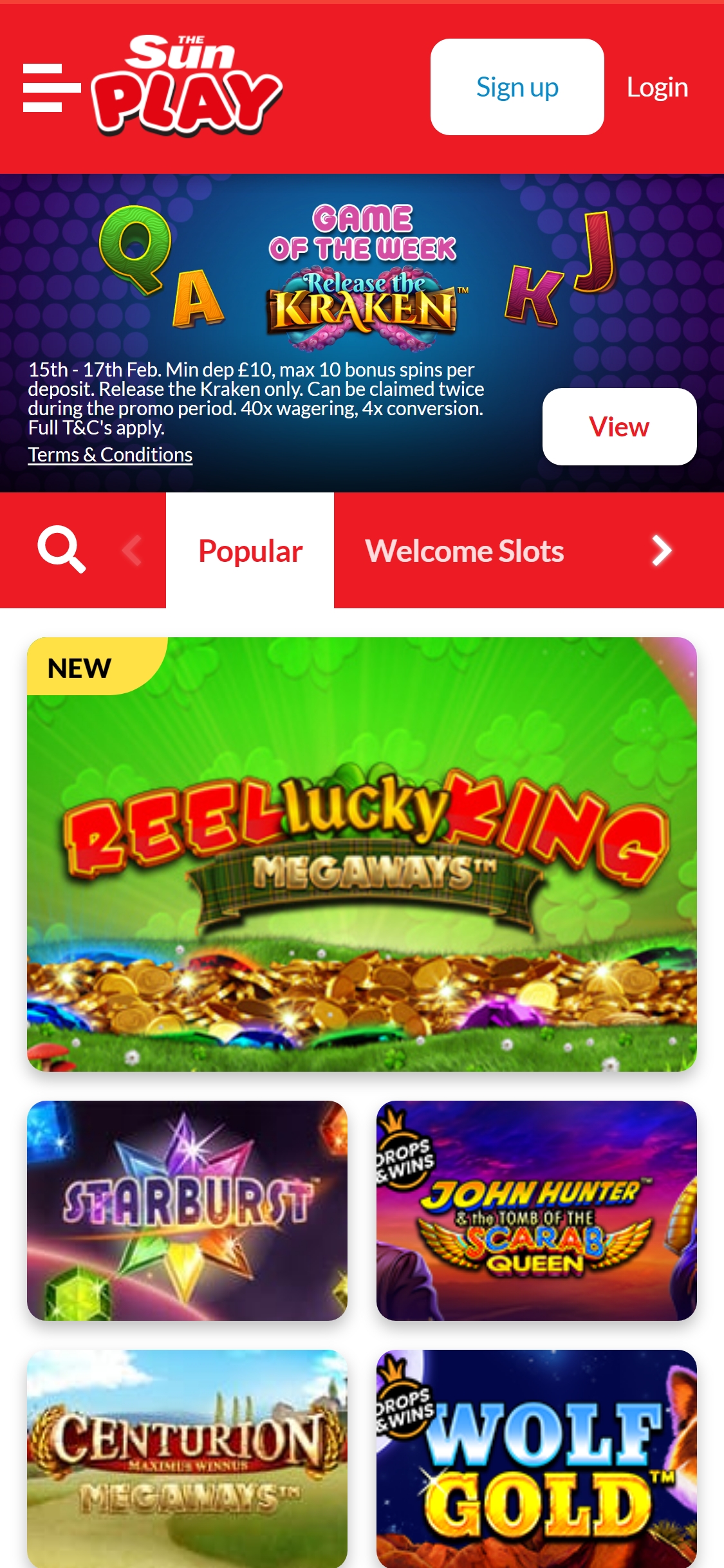 Sun Bets Casino Mobile Games Review