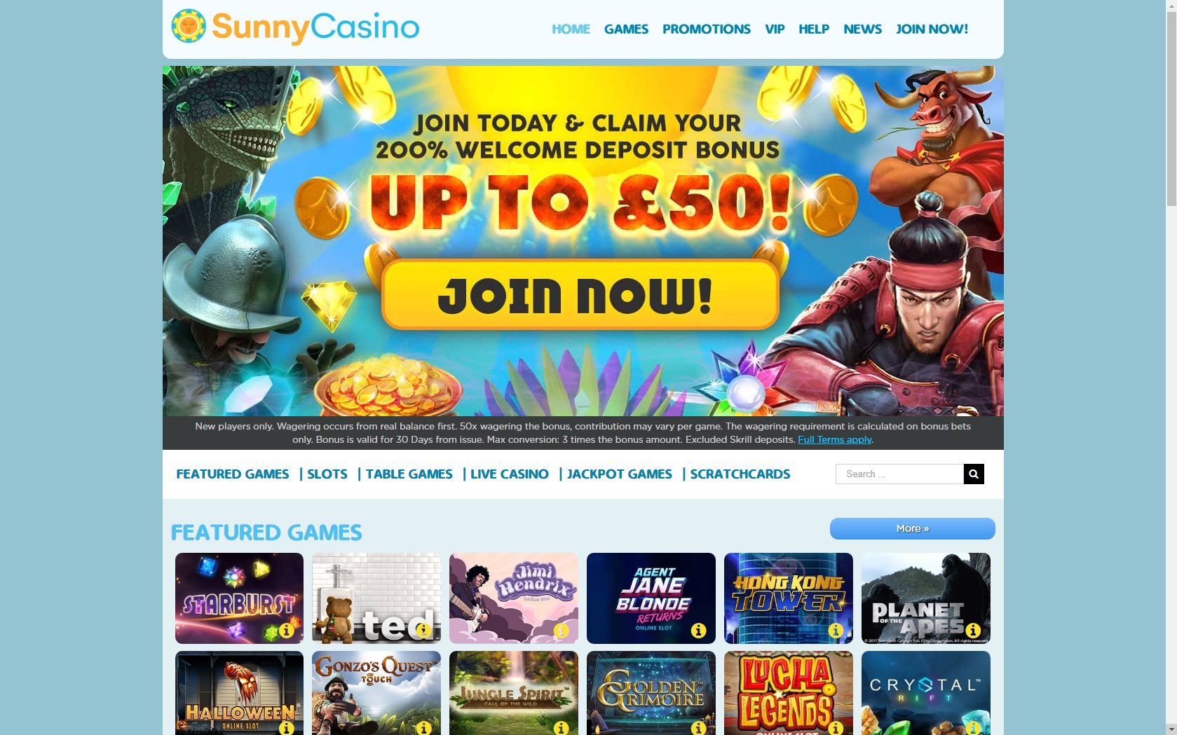Sunny Casino Review