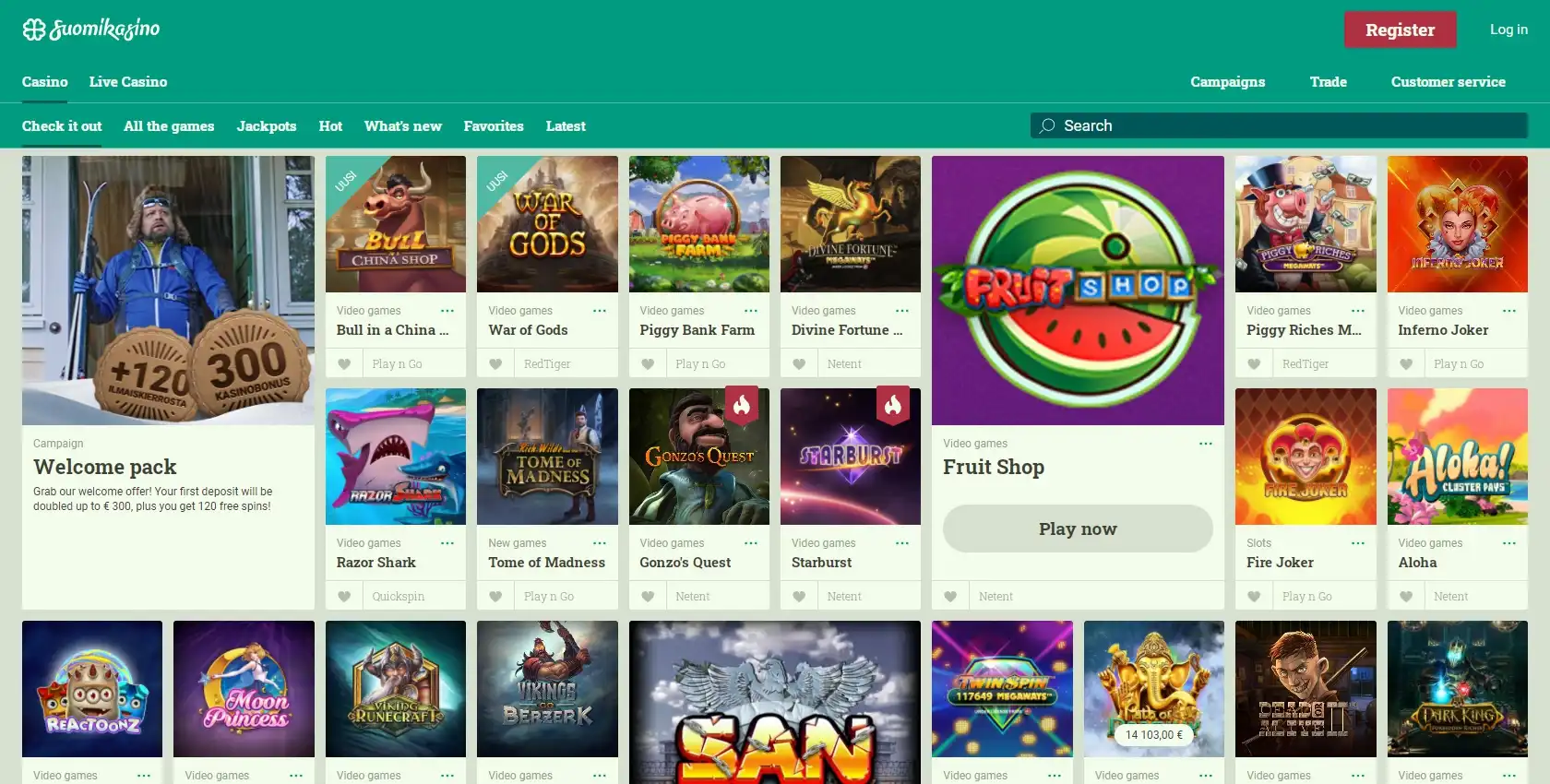 Suomikasino Games