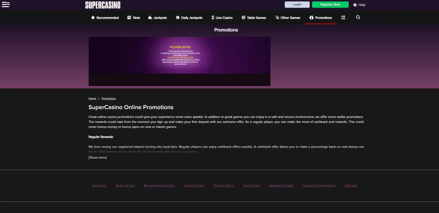 Super Casino No Deposit Bonus