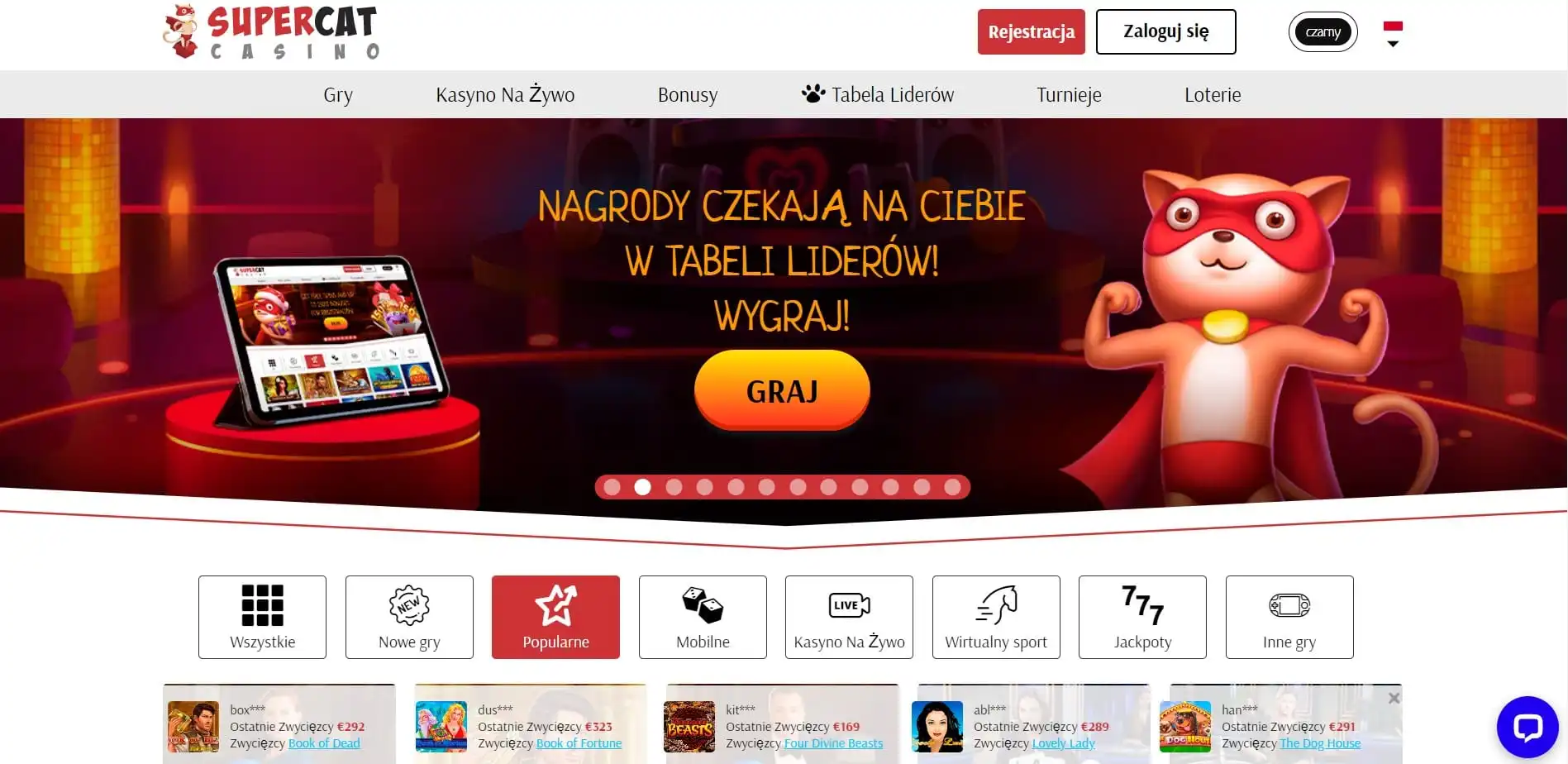 Super Cat Casino Review