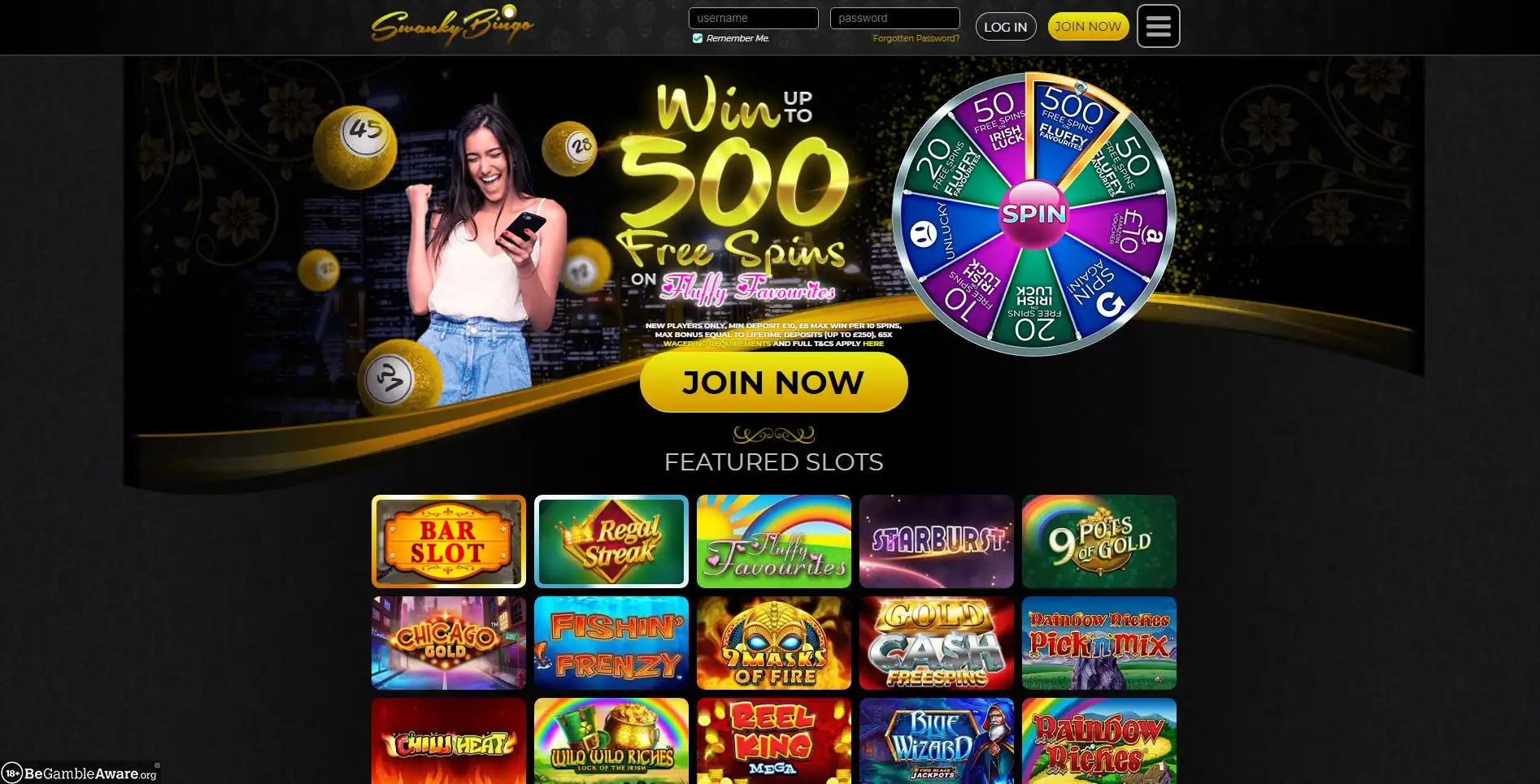Swanky Bingo Casino Review