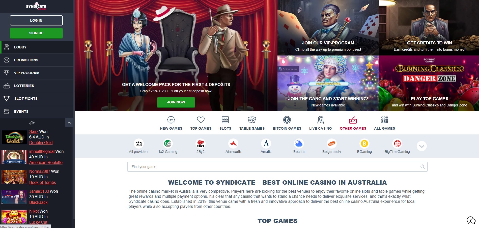 Syndicate Casino Review