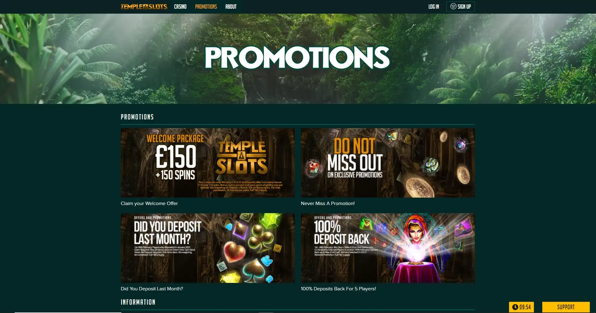 Temple Slots Casino No Deposit Bonus