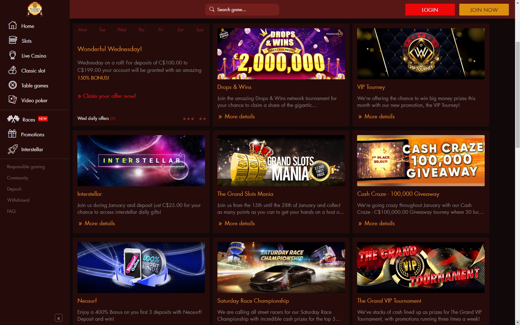 Thebes Casino No Deposit Bonus