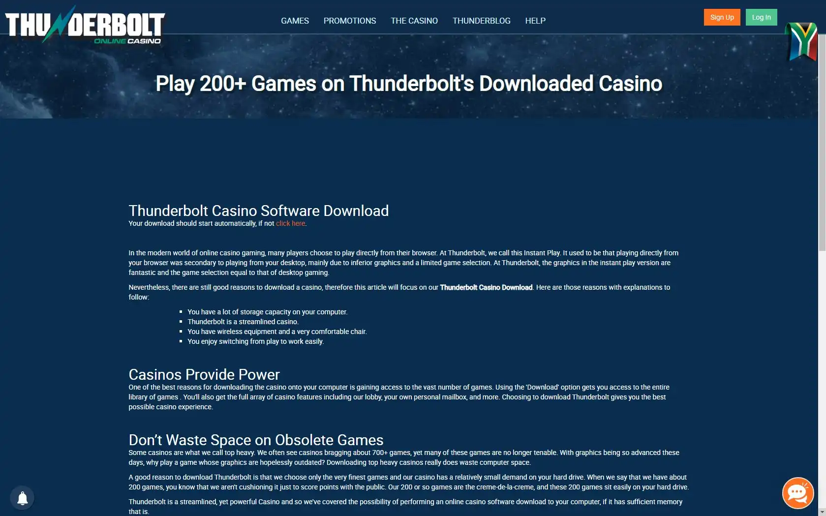 Thunderbolt Casino App