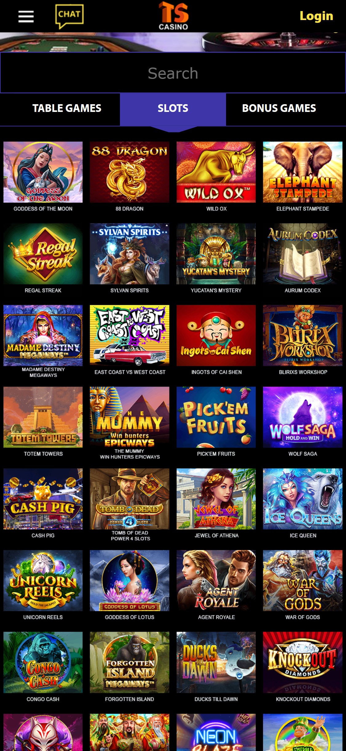 Times Square Casino Mobile Games Review