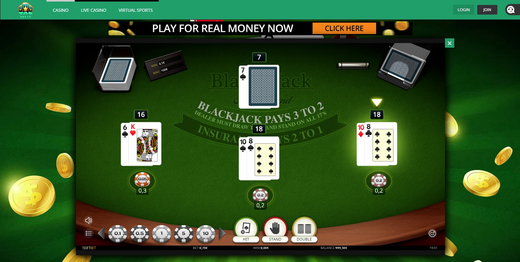 Toptally Casino Slots