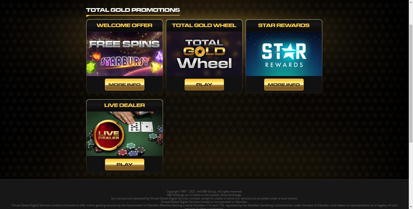 Total Gold Casino No Deposit Bonus