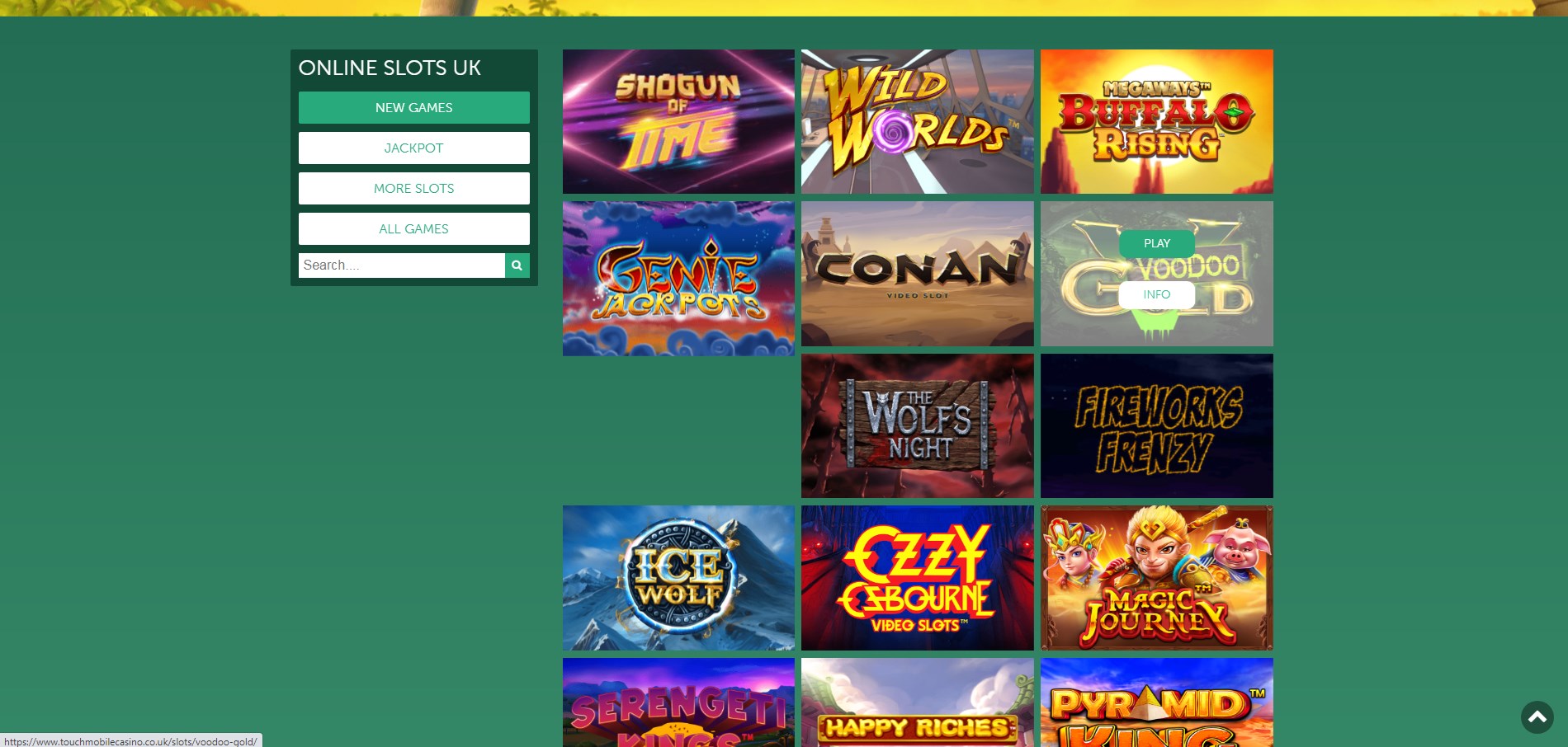 Touch Mobile Casino Games