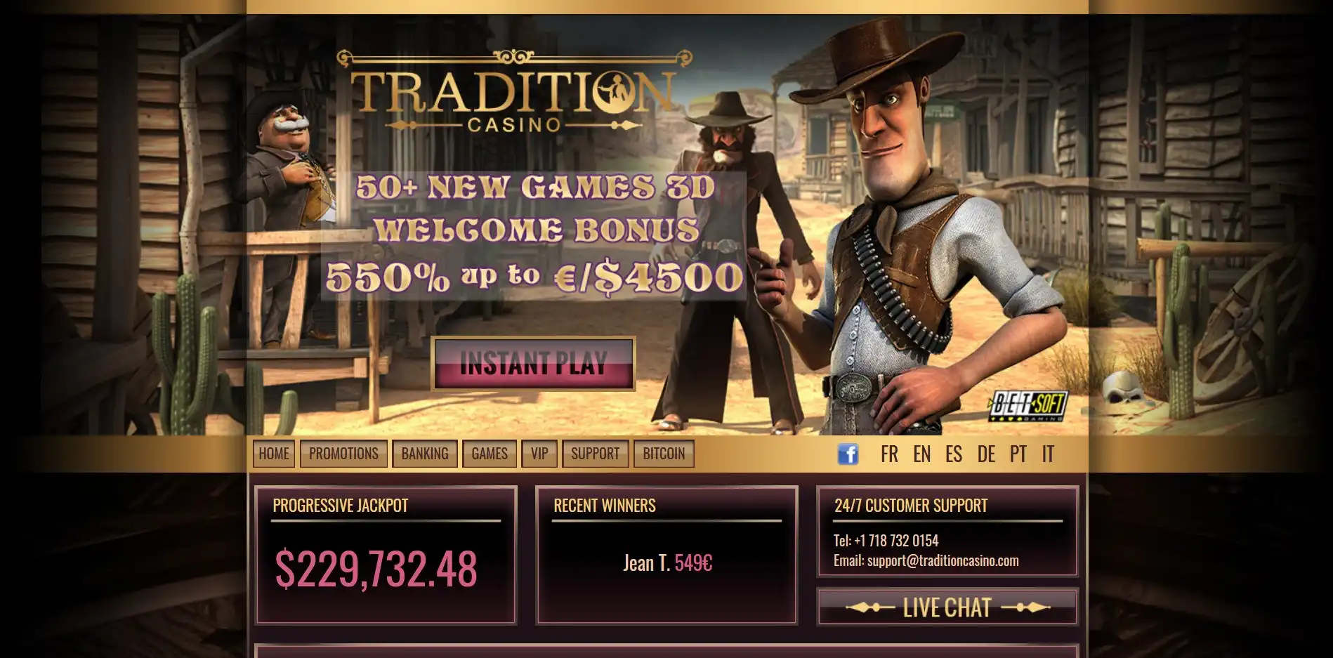 Tradition Casino Review
