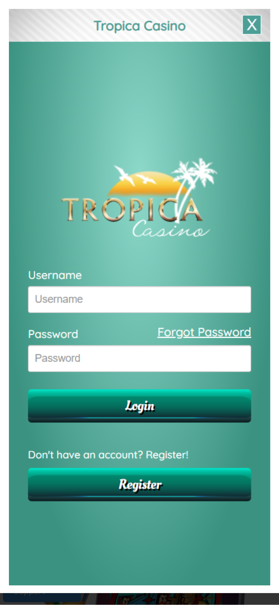Tropica Casino Mobile Login Review