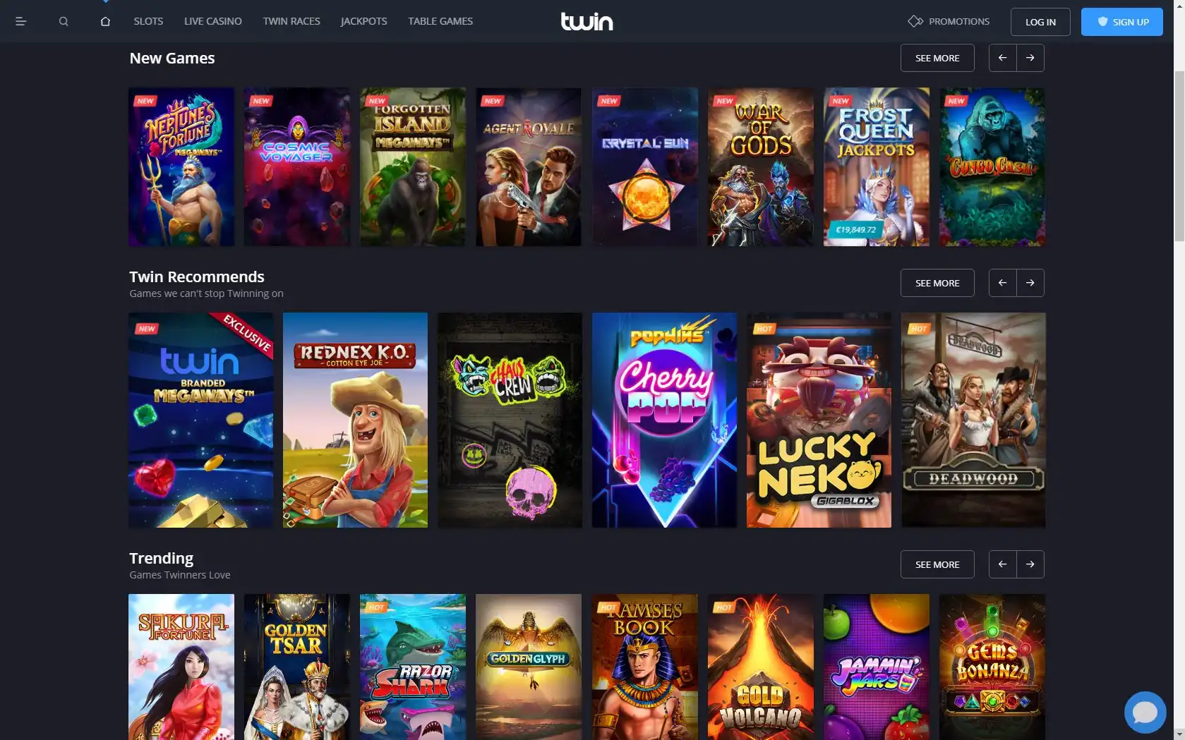 Twin Casino Games