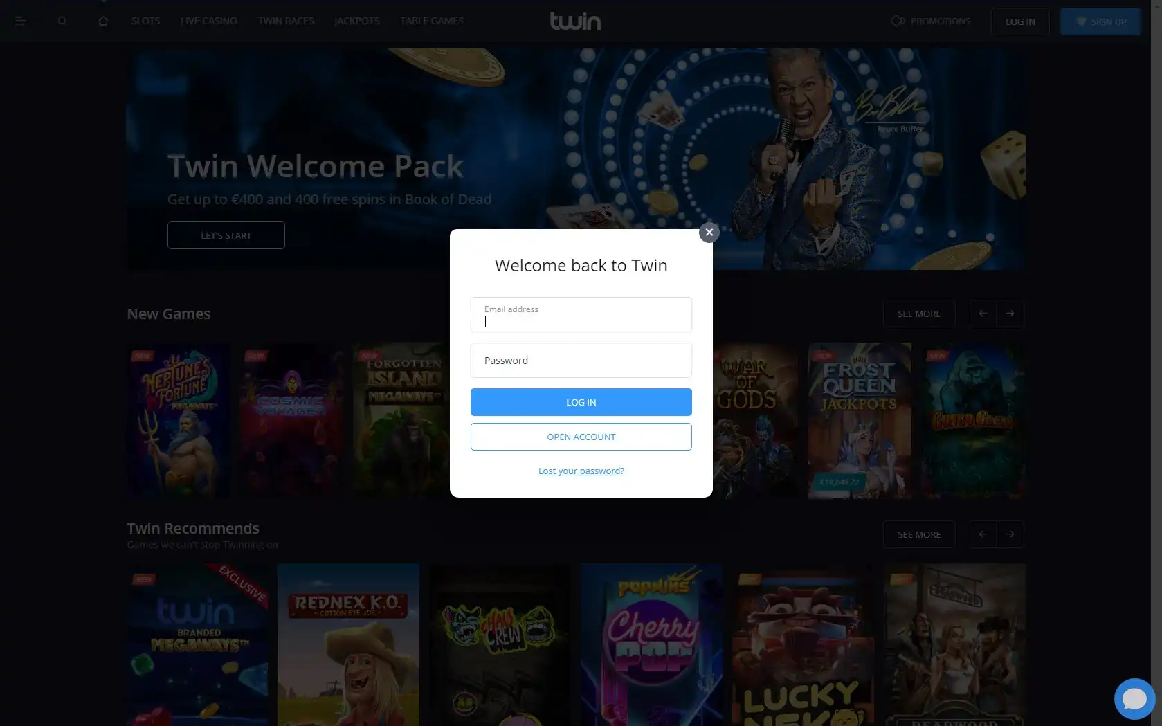 Twin Casino Login