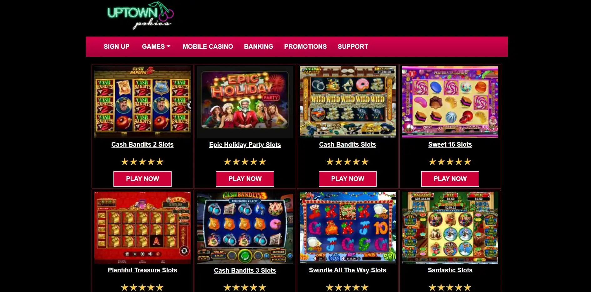Uptown Pokies Casino Review