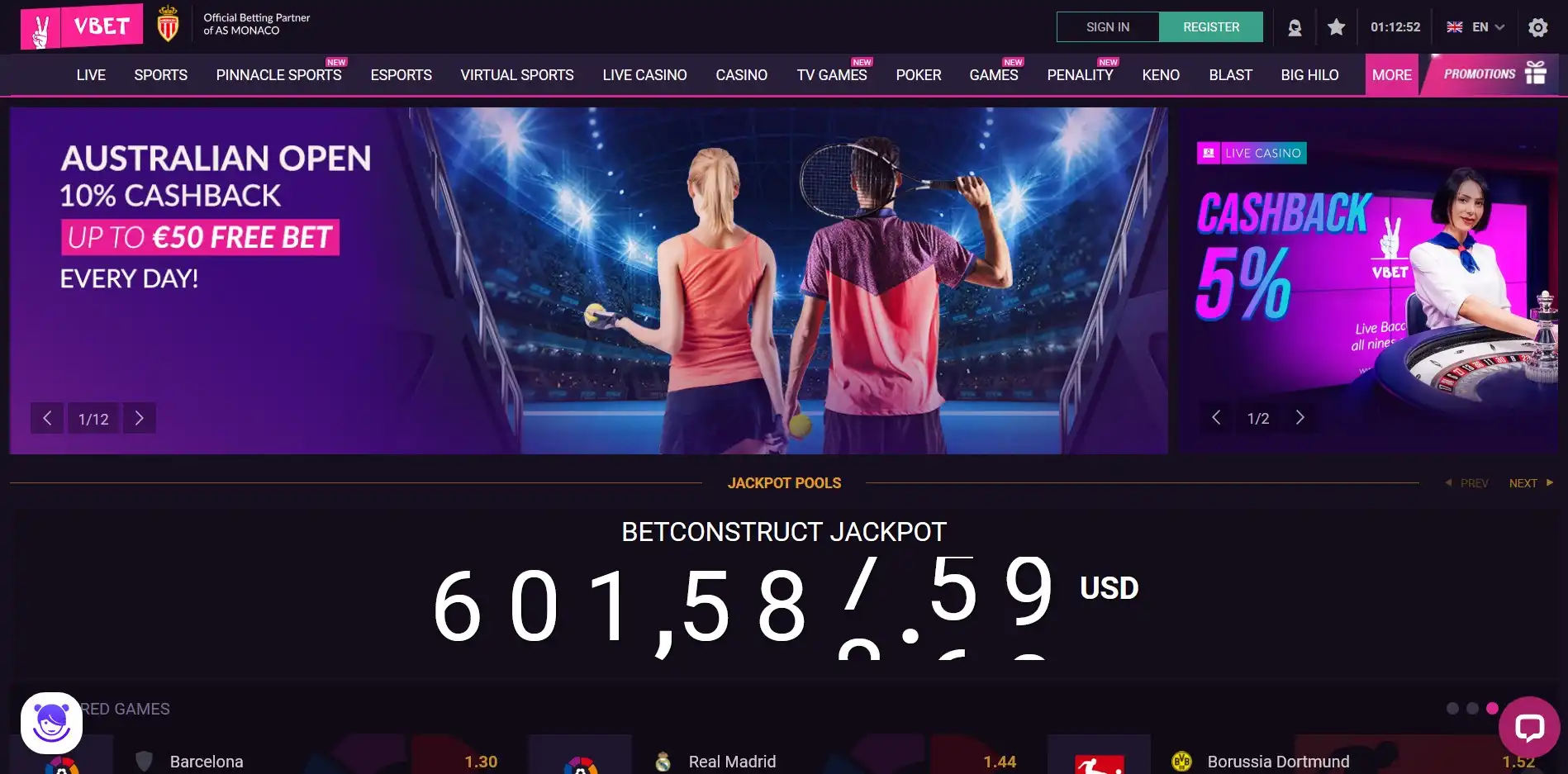 Vbet Casino Review