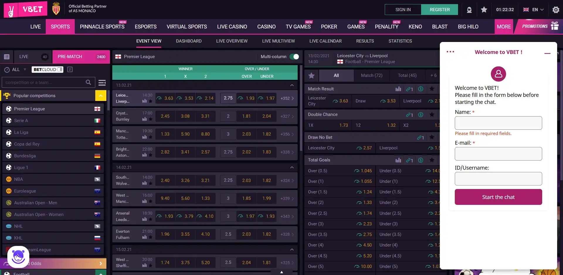 Vbet Casino Support