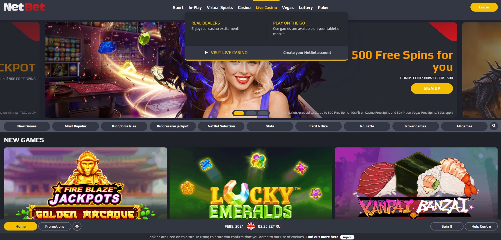 NetBet Vegas Casino UK Review