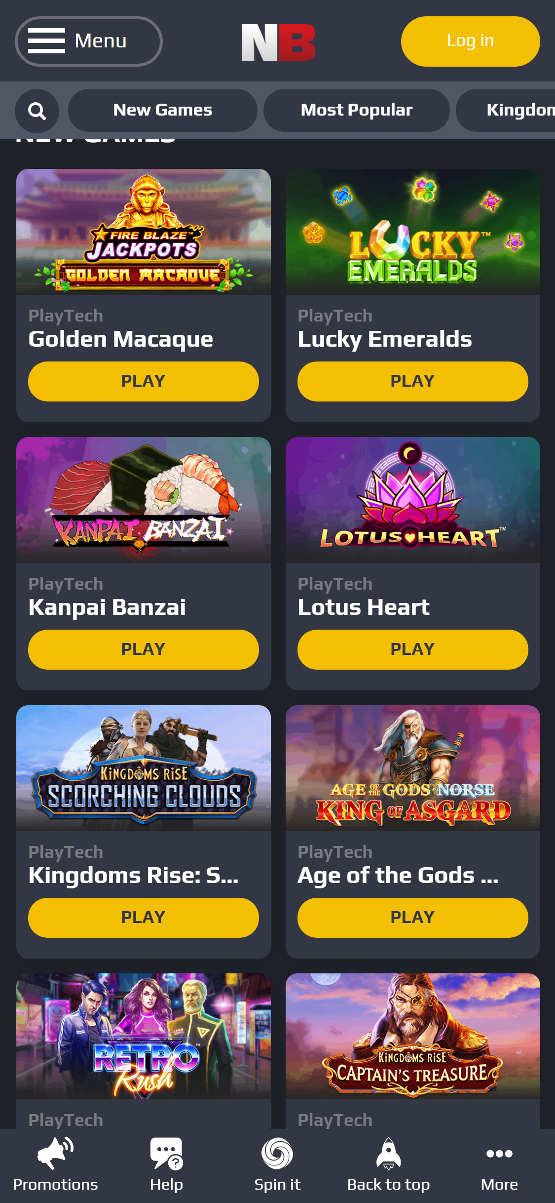 NetBet Vegas Casino UK Mobile Games Review