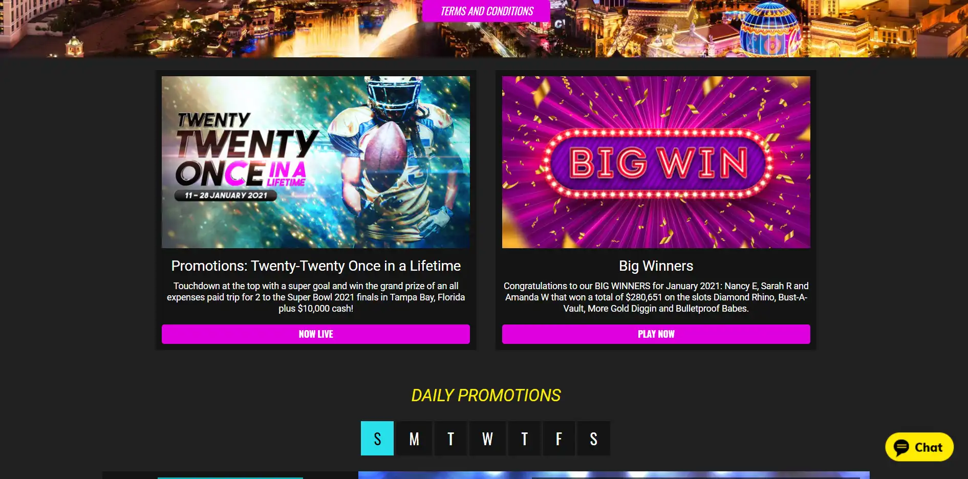 Vegas2Web Casino No Deposit Bonus