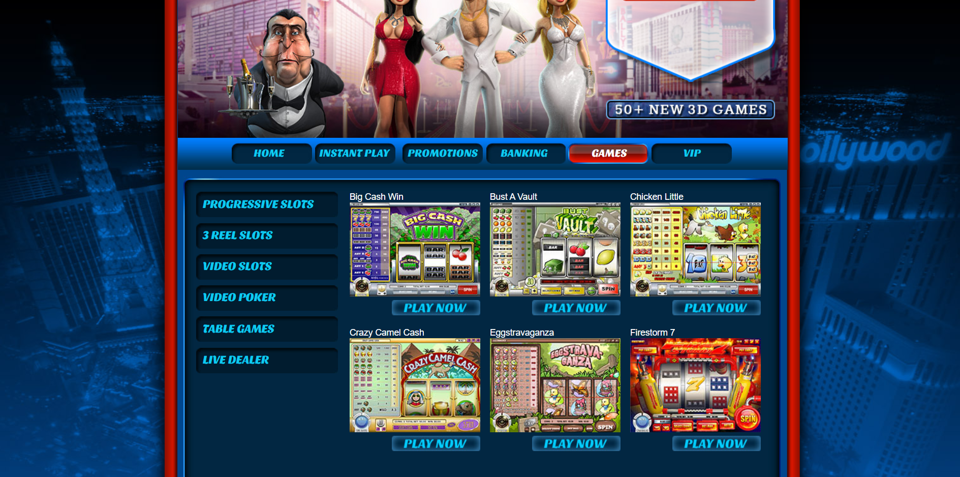 Vegas Days Casino Games