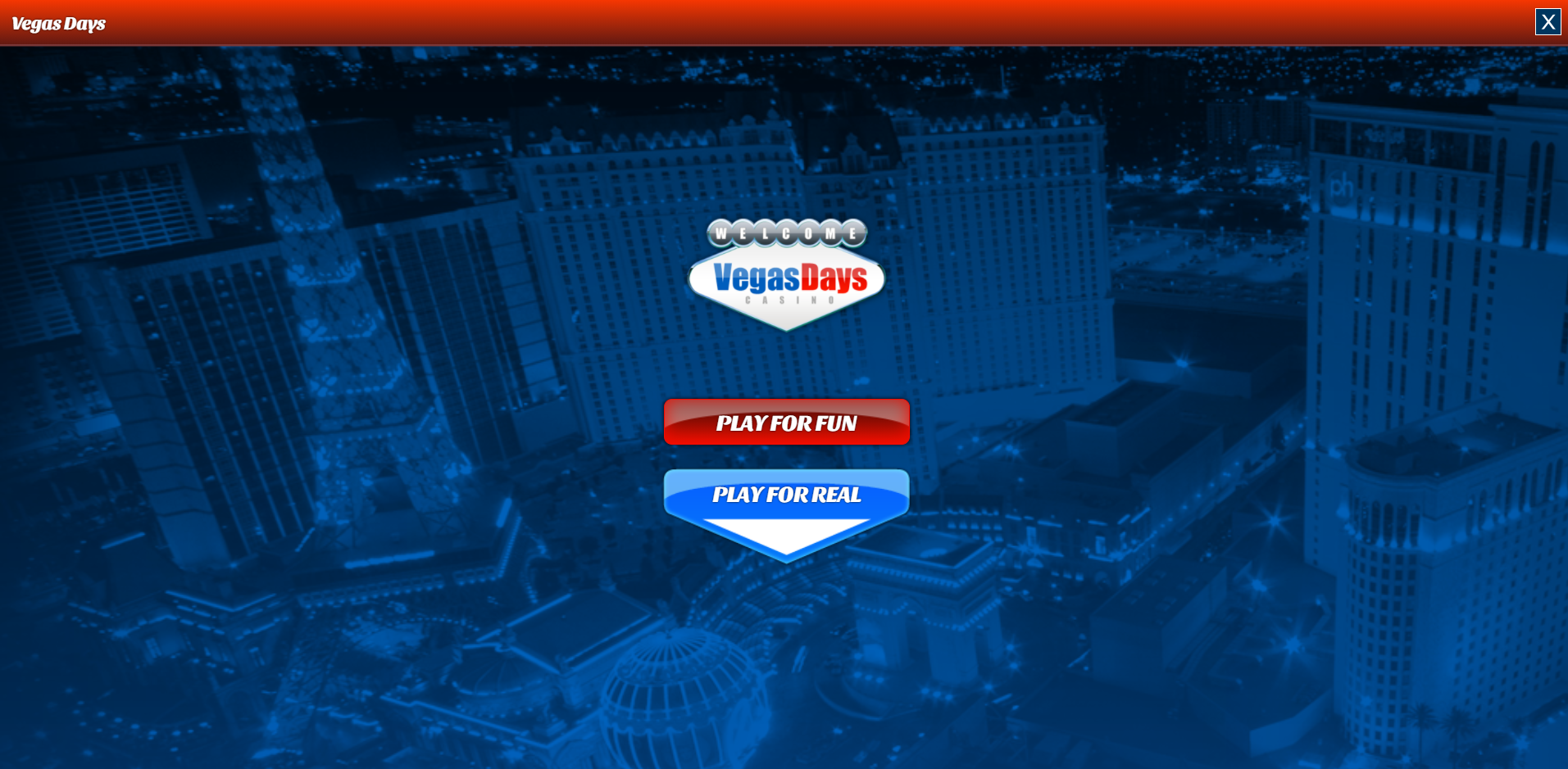Vegas Days Casino Login