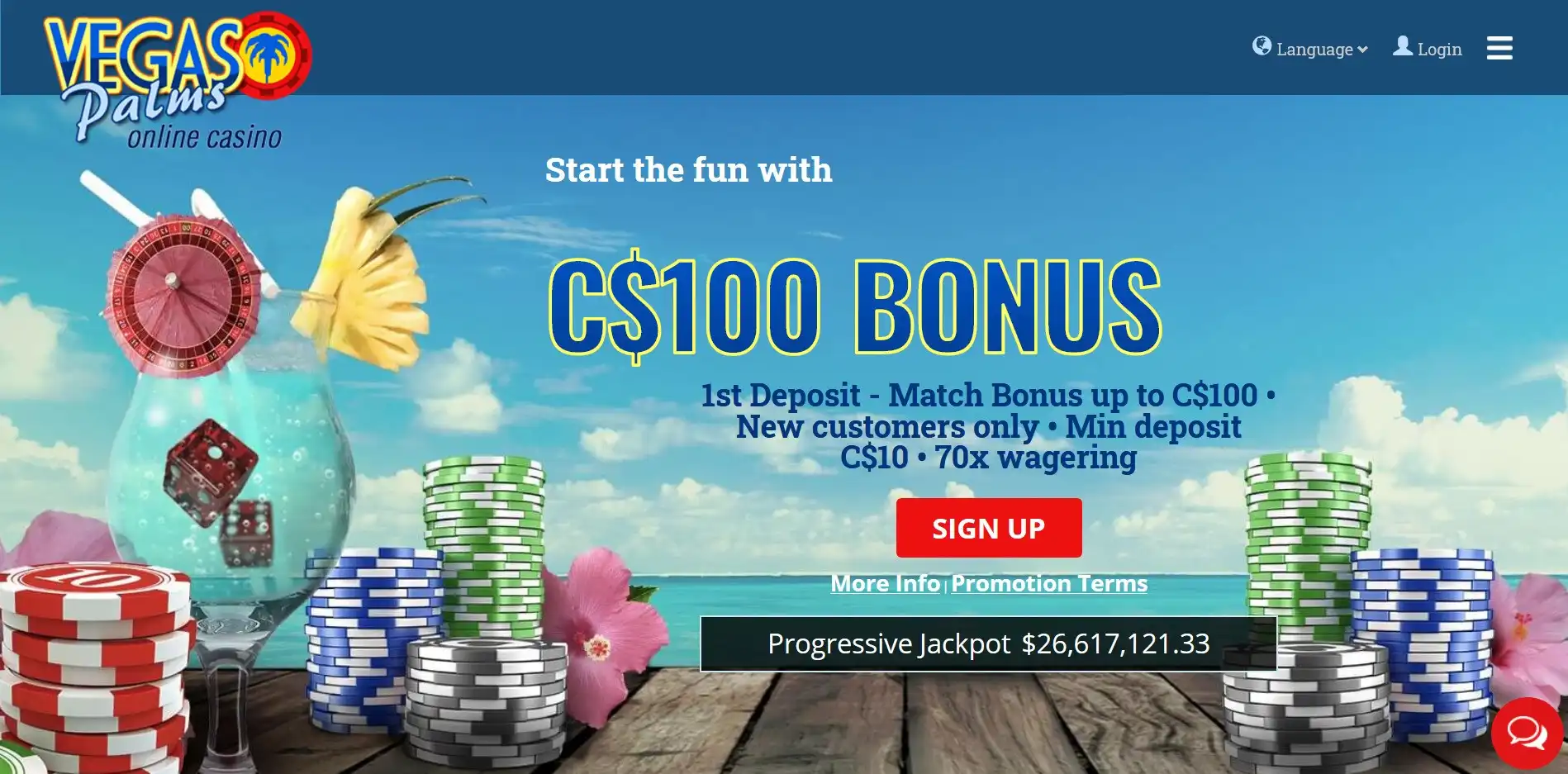 Vegas Palms Casino Review
