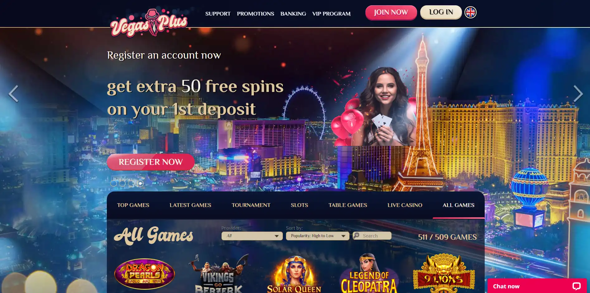 VegasPlus Casino Review