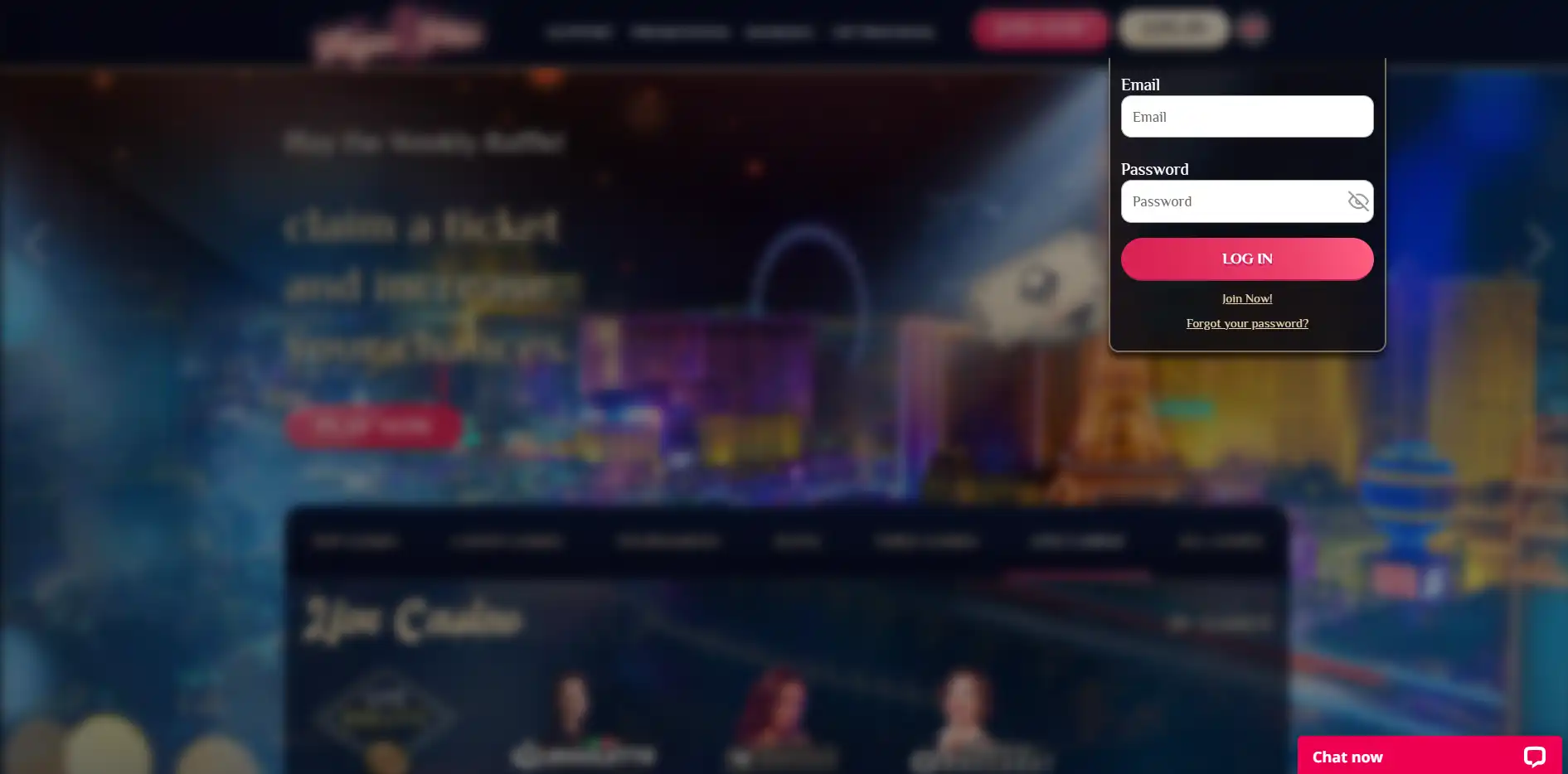 VegasPlus Casino Login