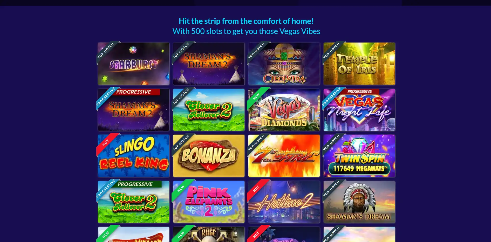 Vegas Spins Casino Games