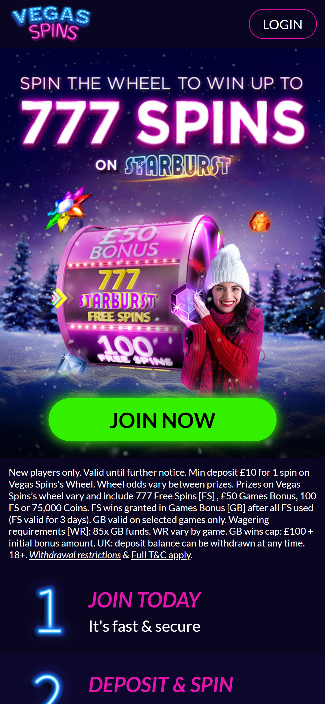 Vegas Spins Casino Mobile Review