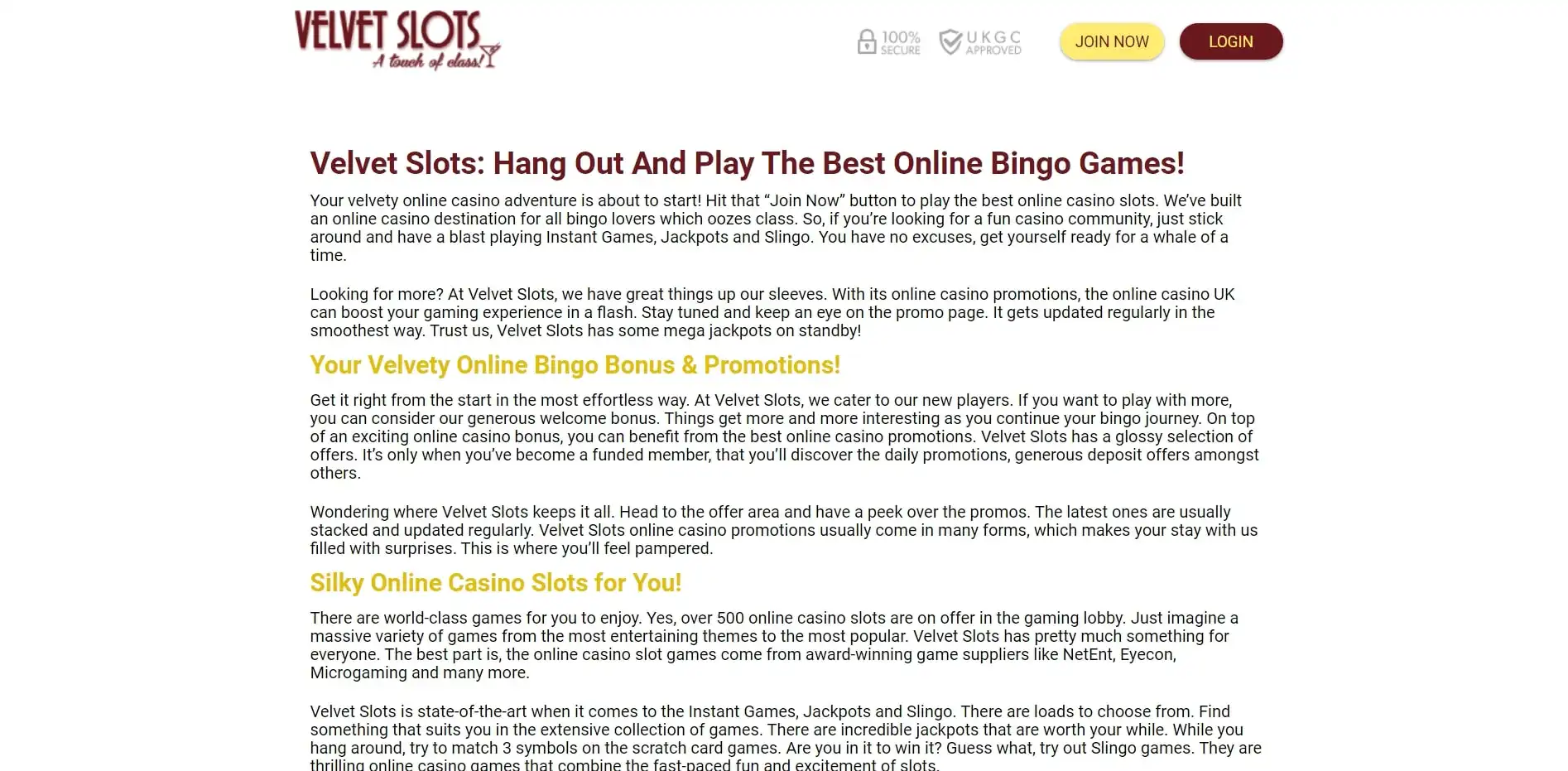 Velvet Slots Casino No Deposit Bonus