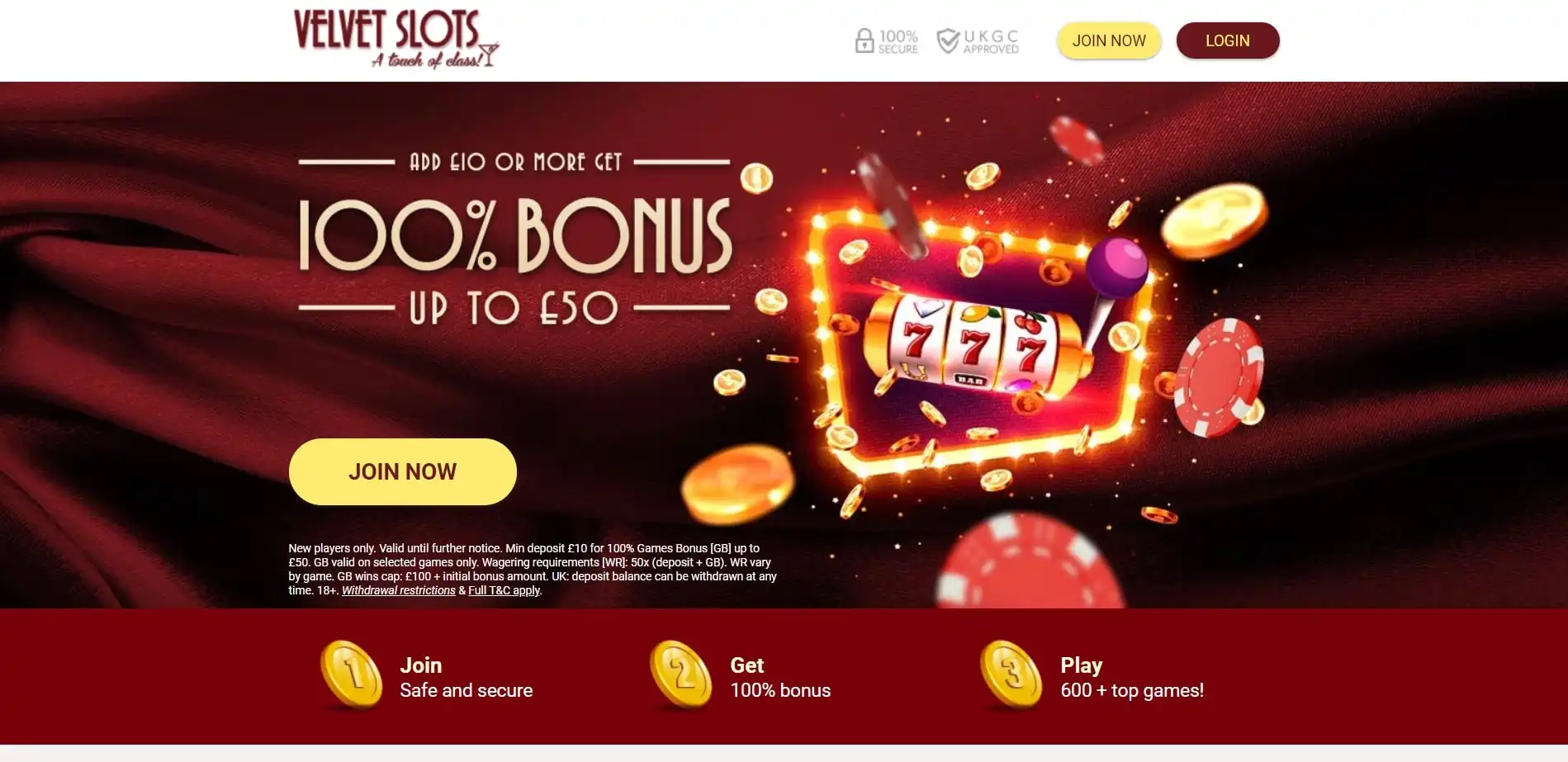Velvet Slots Casino Review