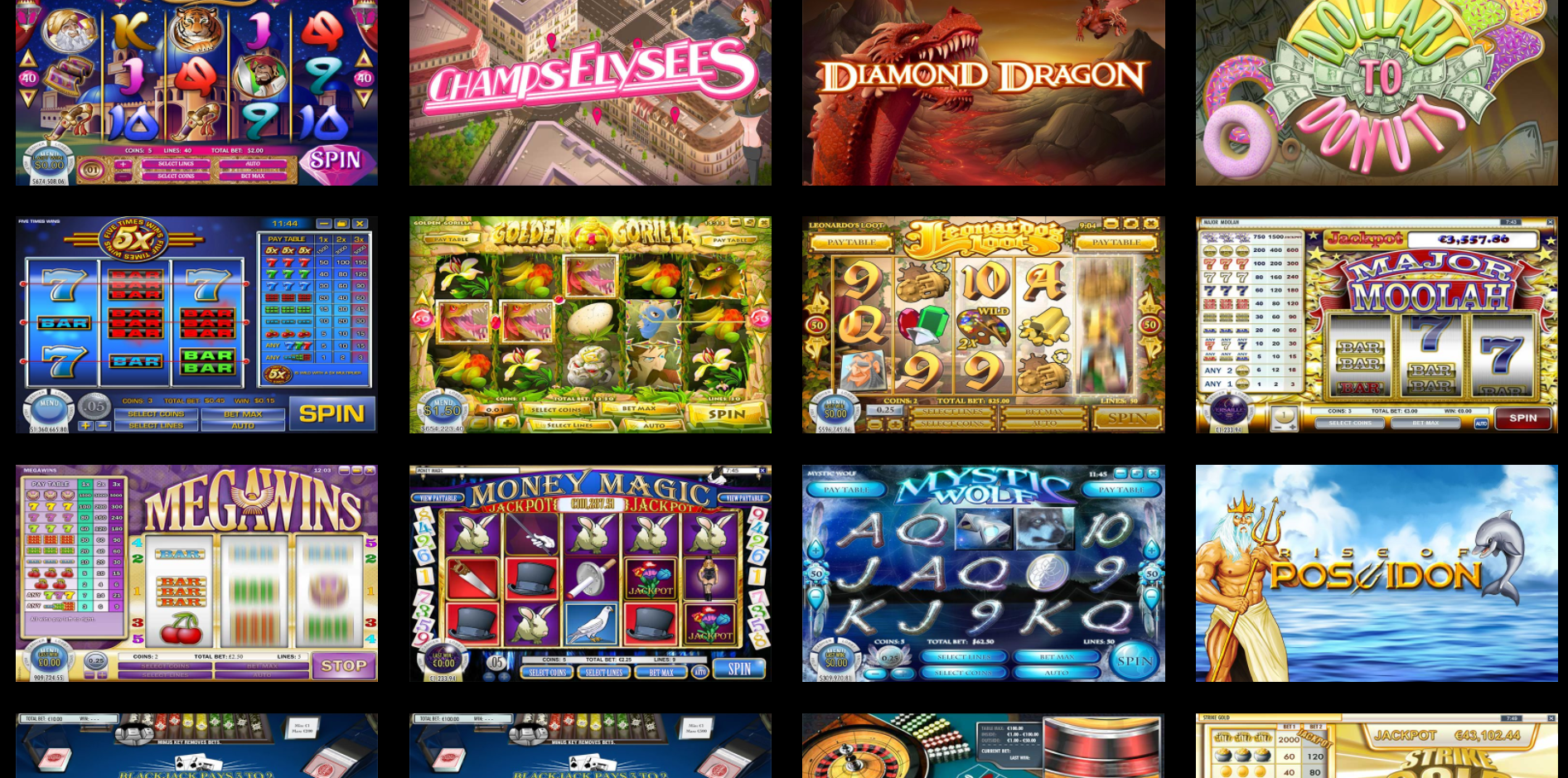Versailles Casino Games