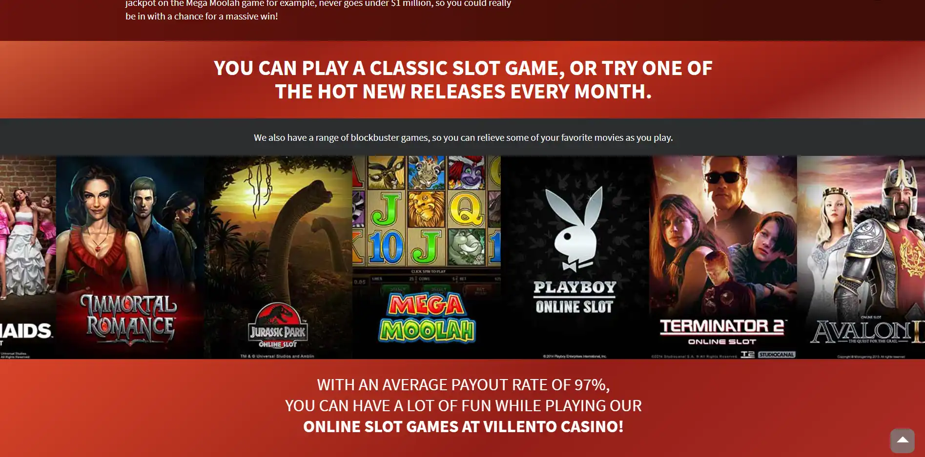 Villento Casino Games