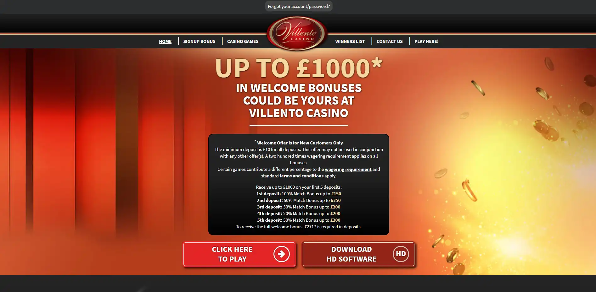 Villento Casino Review