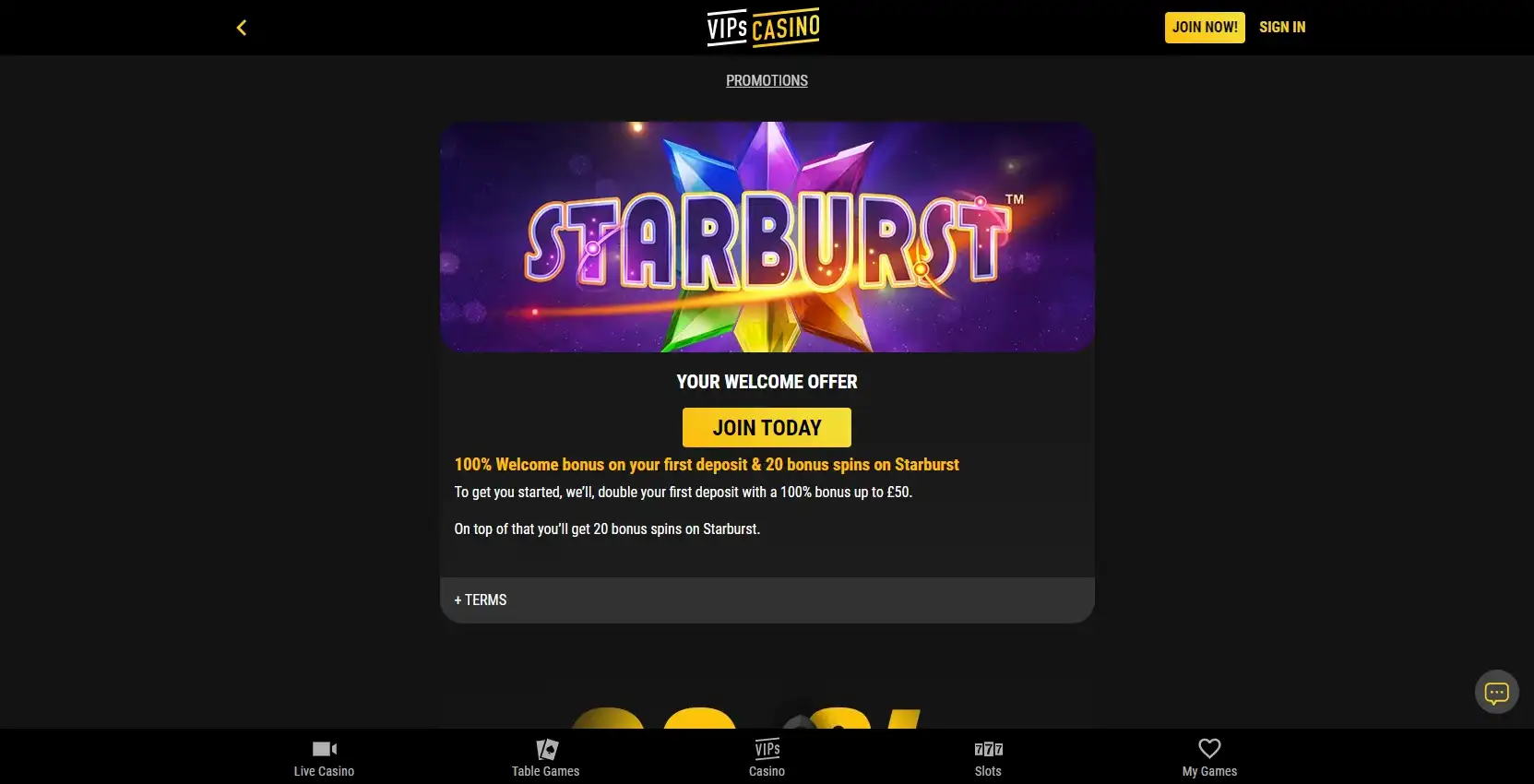 VIPs Casino No Deposit Bonus