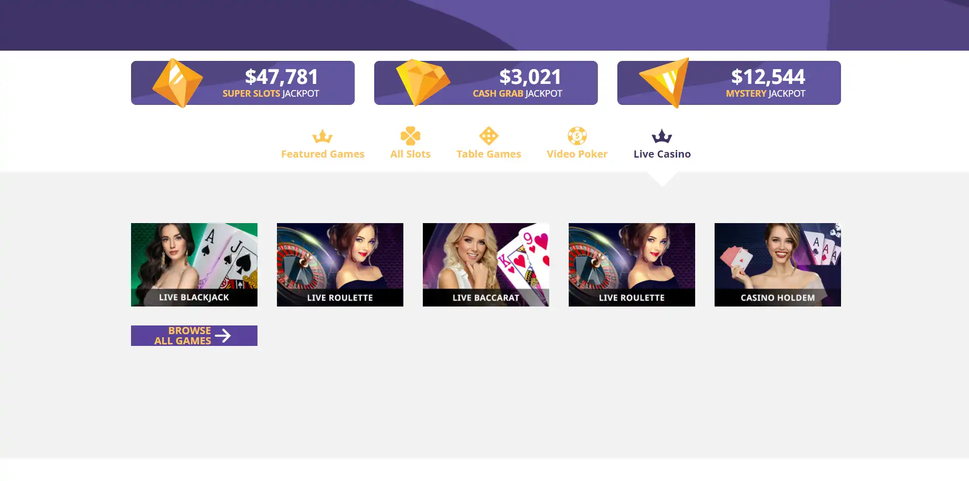 Vip Slots Casino Live Dealer Games