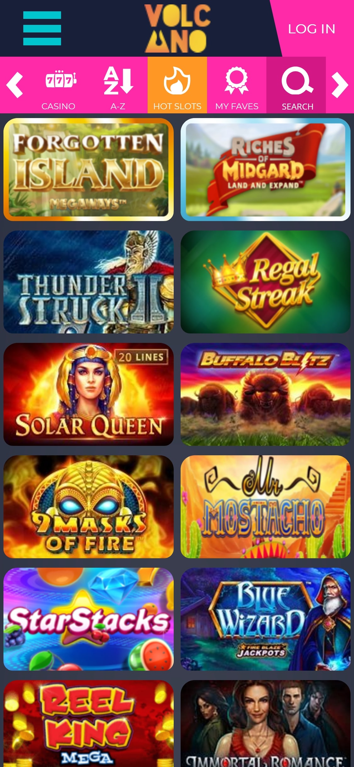 Volcano Bingo Casino Mobile Games Review