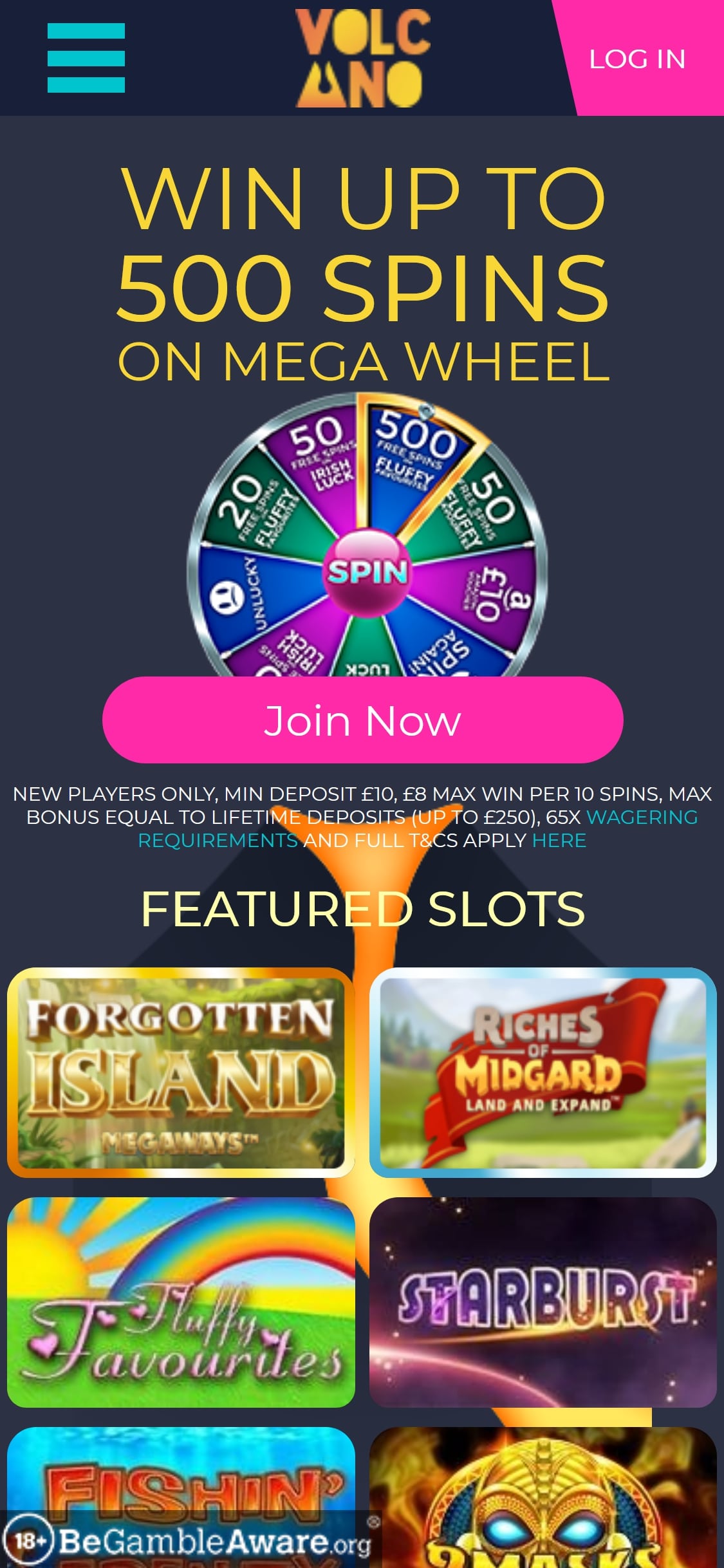 Volcano Bingo Casino Mobile Review