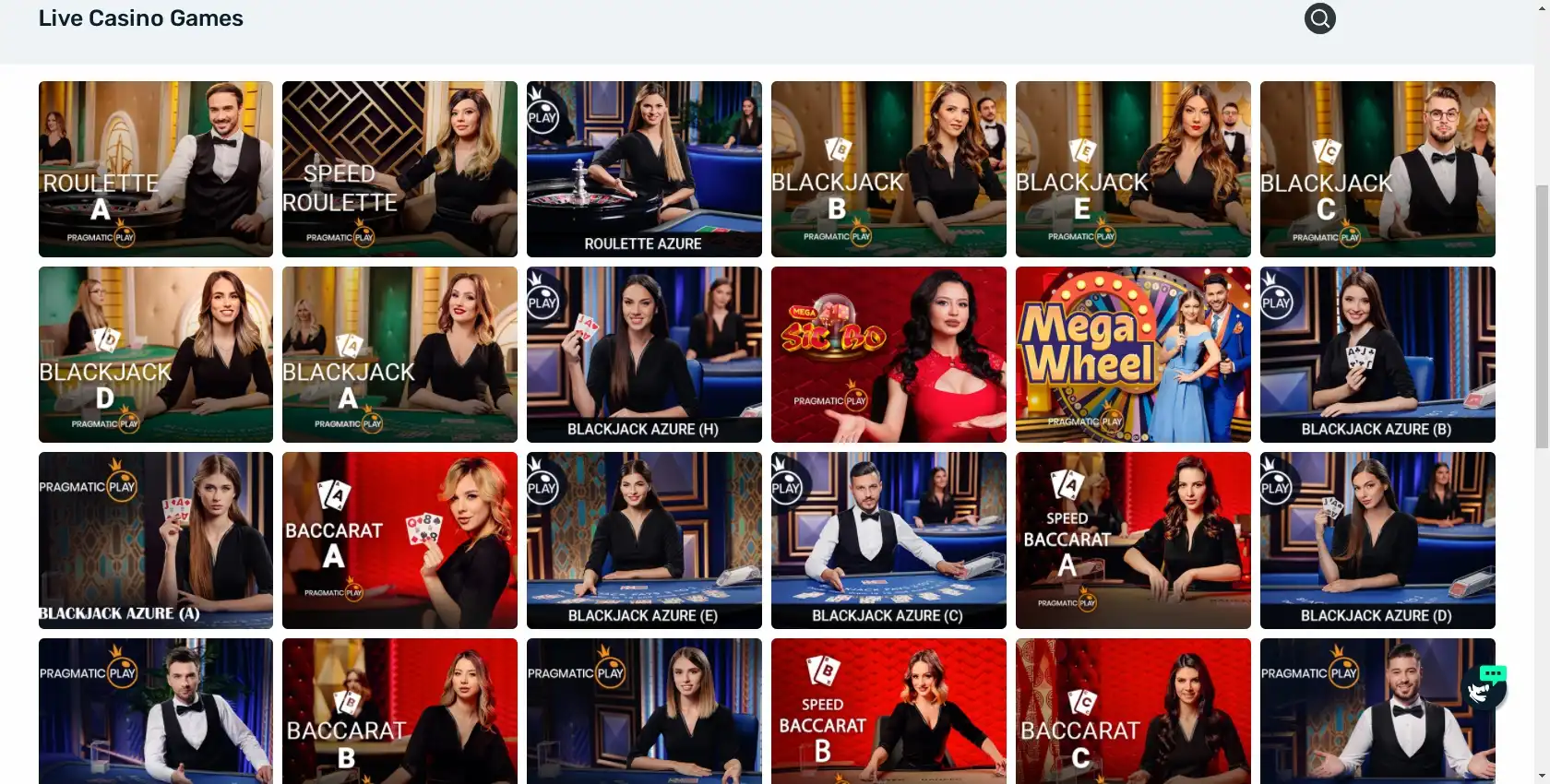 Wallacebet Live Dealer Games