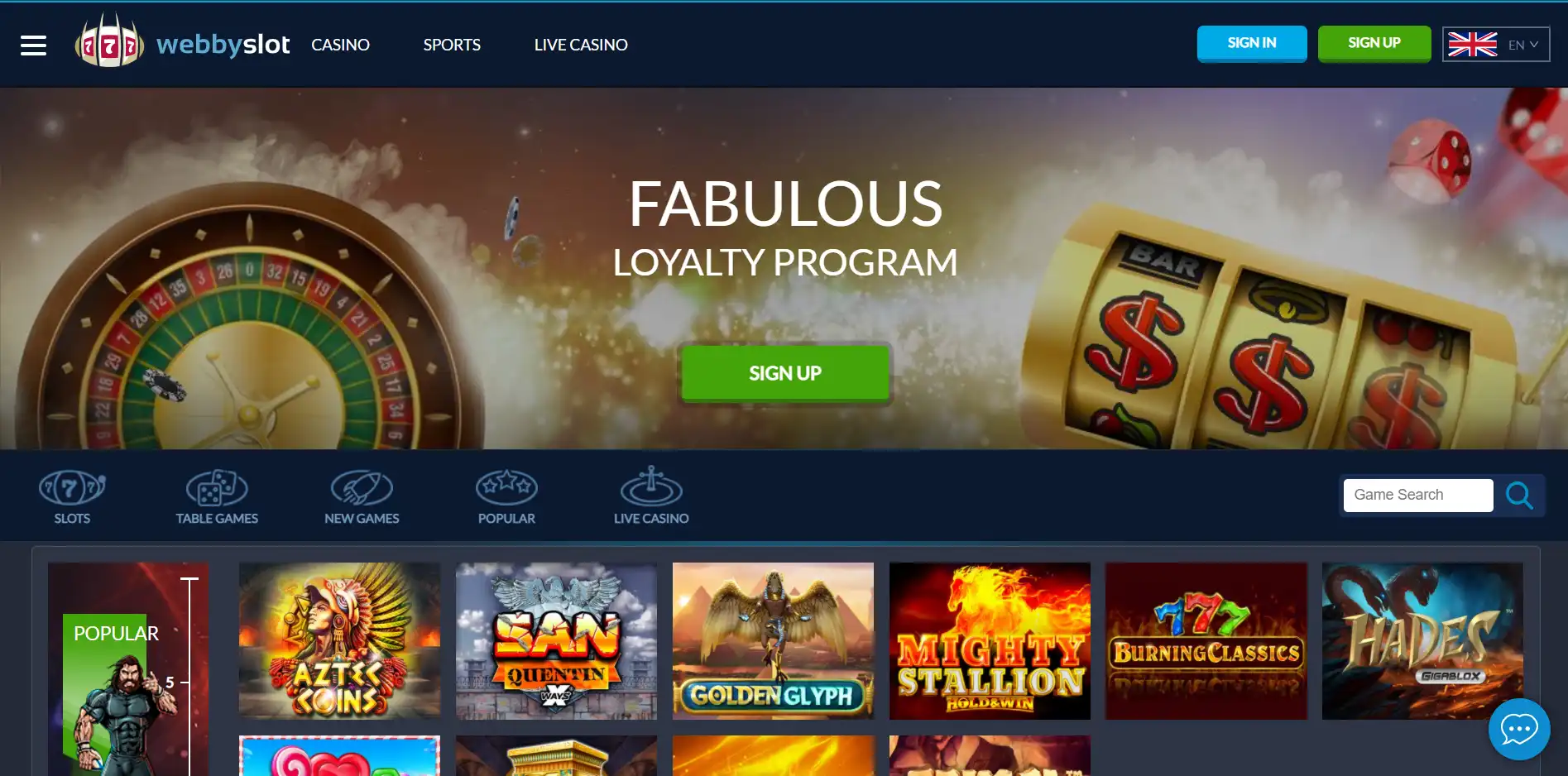 WebbySlot Casino Review